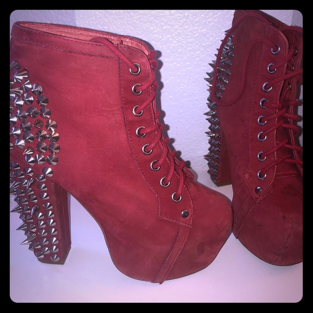 Spiked lita Platform booties